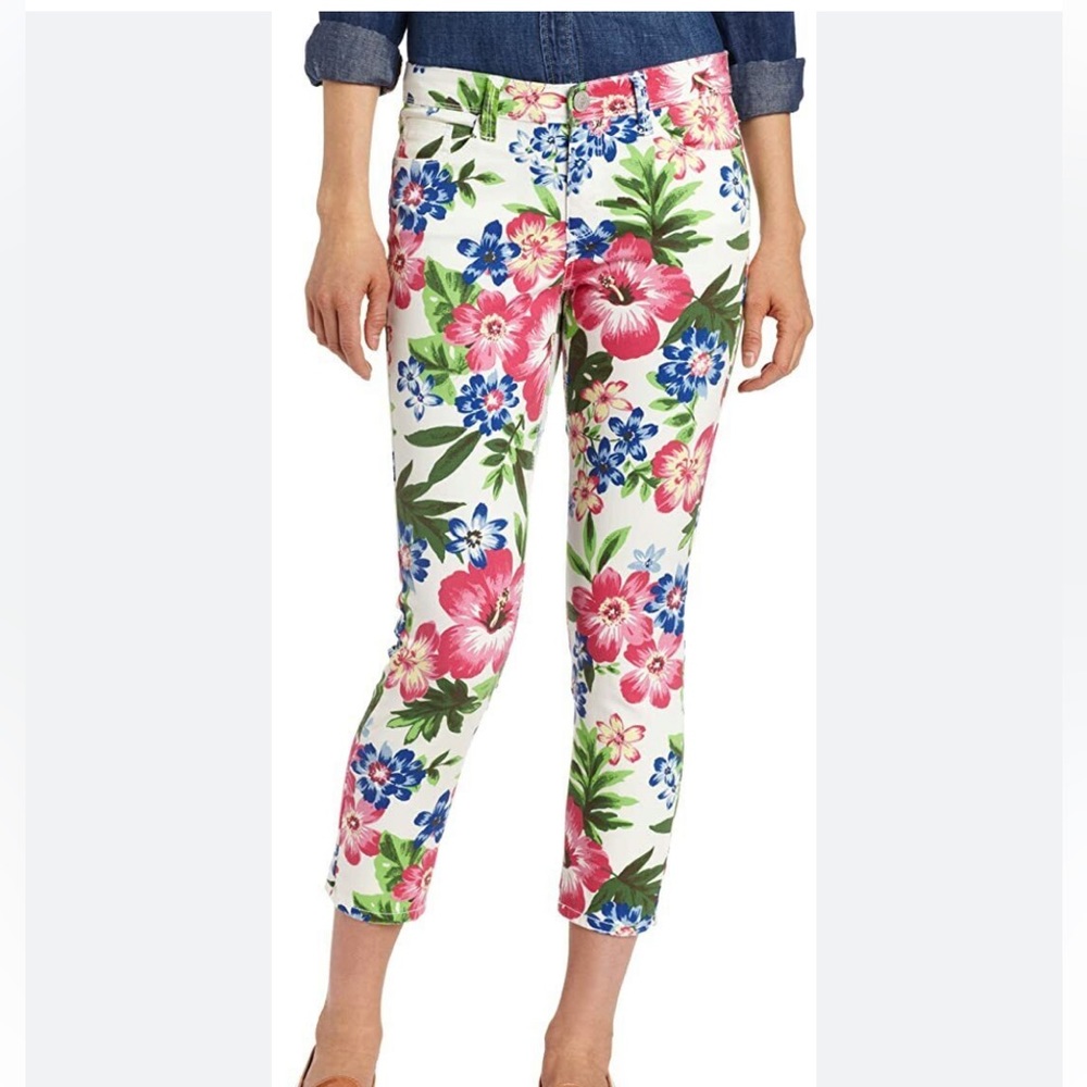 Polo Ralph Lauren Floral White Pants